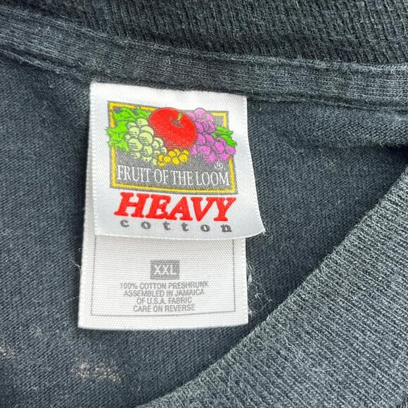 Vintage 90s Leopard Print T‑Shirt | Fruit of the Loom XXL - Picture 3 of 6